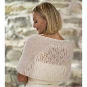 Viking Garn Pattern 2520-10 Idyll Shawl in Kid Silk