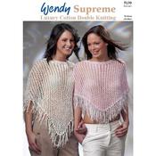 Wendy Pattern 5130 Lacy Ponchos in DK