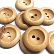 1 x Wooden Button (25mm) Size 40