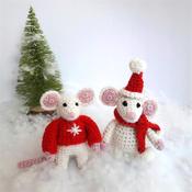 Baby Mice Crochet Pattern - Wee Woolly Wonderfuls Booklet