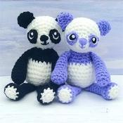 Baby Panda Crochet Pattern - Wee Woolly Wonderfuls Booklet