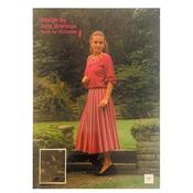 Yeoman Knitting Machine Pattern 17 Lame &amp; Starlite Dress with Three Quarter Sleeves image