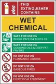 Wet Chemical ID Sign image