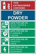 ABC Dry Powder ID Sign image