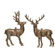 Kaemingk Deer Glitter Truffle 14Cm Assorted image