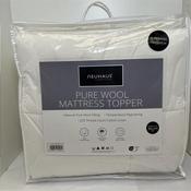 Superking Pure Wool Mattress Topper image