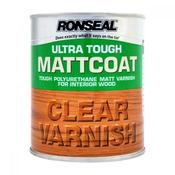 Ronseal Ultra Tough Internal Mattcoat Clear Varnish 750Ml