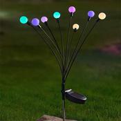Smart Garden Gloglobes Solar 8 Stem Multi Coloured Stake Lights