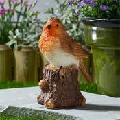Smart Robin Song Solar Motion Activated Tweets