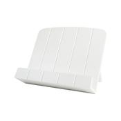 T&amp;G Woodware Wooden Cook Book Stand White Painted Hevae