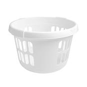 Casa Round Laundry Basket Ice White
