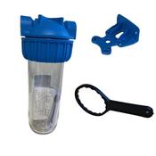 Elvion 10" Water Filter Housing Bowl With Bracket &amp; Spanner