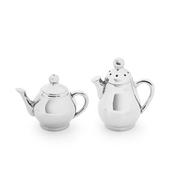 Tipperary Crystal Silver Tea &amp; Coffee Pot Salt &amp; Pepper Set