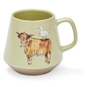 Cooksmart Buttercup Farm Angus Speckle Sage Mug image