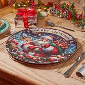Smart Garden Santa Claus Charger Plate 33Cm image