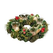 Smart Garden Bauble Pine Ring Quartet Candle Holder image