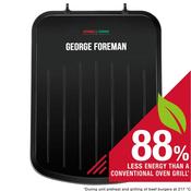 George Foreman Small Fit Health Grill Black