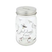 Cooksmart Coastal Birds Money Jar image