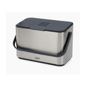 Joseph Joseph Collect Food Waste Caddy 4L Stainless Steel Grey