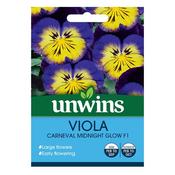 Unwins Viola Carneval Midnight Glow F1 Seeds image