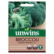 Unwins Broccoli Calabrese Green Magic F1 Seeds