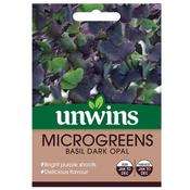 Unwins Microgreens Basil Dark Opal Seeds image