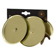 Iron Candleholder For Tablescape Or Wreath Light Gold