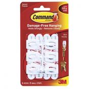 Command Mini Hooks White 6Pk