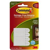 Command Small Picture Hanging Strips 4 Pack