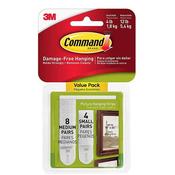 Command Picture Hanging Strips Assorted 12 Pack