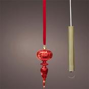 Kaemingk Red Micro Led Ornament D.10.5Cmx27cm image