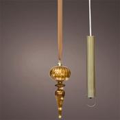 Kaemingk Brown Micro Led Ornament D.10.5Cmx27cm image