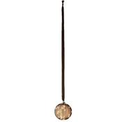 Micro Led Light Ball Decoration Brown Battery Warm White 14Cm