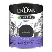 Crown Quick Dry Satin Anthracite 750Ml image
