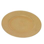 Kaemingk Gold Charger Plate Gold D.33Cmx1.5Cm