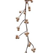 Kaemingk 130Cm Foam Berries Gold Garland