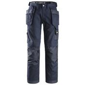 Snickers 3214 Craftsman Canvas + Trousers Holster Pockets  Navy Size 88