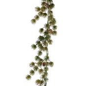 Pine Garland Glitter Green/Gold image