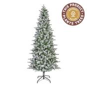 Killington Fir Slim Frosted Christmas Tree 2.4M (8Ft)