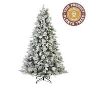 Lausanne Fir Snowy Artificial Christmas Tree 2.4M (8Ft) image