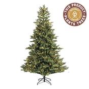 Geneva Fir Prelit Premium Christmas Tree 2.3M (7.5Ft) 600 Traditional Lights