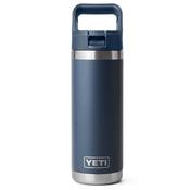 Yeti Rambler 18 Oz Colour Straw Bottle Navy image
