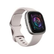 Fitbit Sense 2 Smartwatch Lunar White Platinum