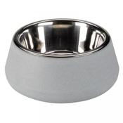 Zoon Sky Blue Bamboo &amp; Stainless Steel Dog Bowl image