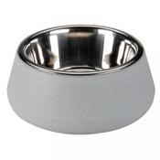 Zoon Sky Blue Bamboo &amp; Stainless Steel Dog Bowl