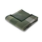 Biederlack Herringbone Check Green 140X180cm