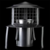 Shl Pot Hanging Anti Bird / Anti Rain Chimney Cowl 6" Stainless Steel image