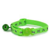 Hi Vis Safety Cat Collar Green image