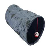 Collapsible Cat Play Tunnel Grey 50Cm image