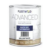 Fleetwood Advanced Quick Dry Satinwood White 2.5 Litre